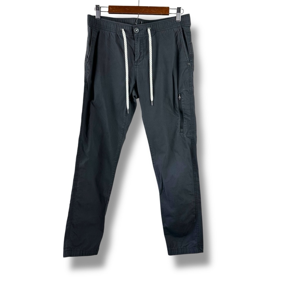 Vuori Women's Size M DuraTerra Ripstop Pants Washed Gray Gorpcore Organic Cotton